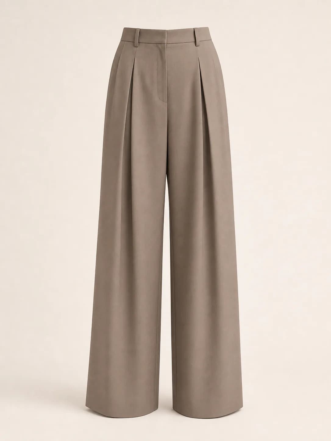Брюки Pleated Taupe, вид товара
